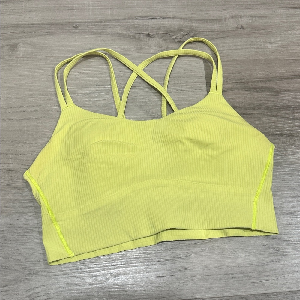 lululemon athletica Yellow Sports Bra